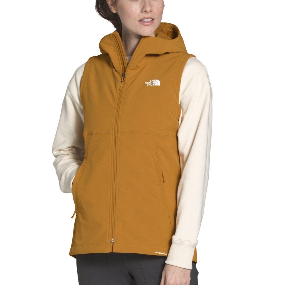 North Face vest olive green